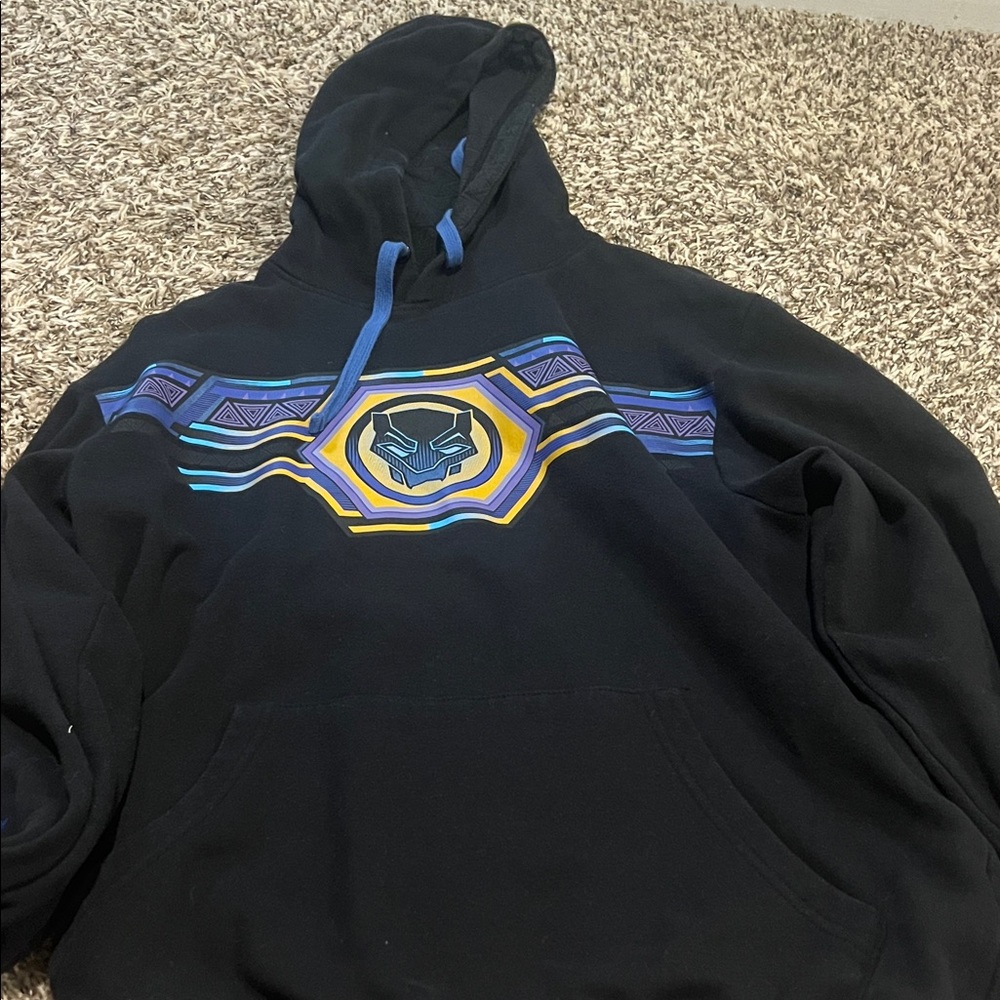 Marvel Black and Purple Black Panther Hoodie